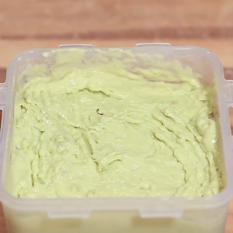 Step 6 Completion Pandan green rice ice cream