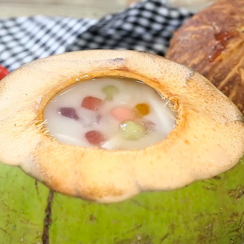 Step 4 Completion of Coconut Tapioca Dessert