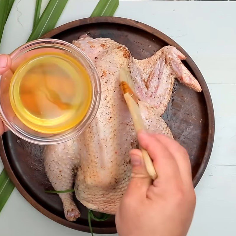 Step 4 Complete Whole Roasted Chicken with Garlic and Sesame