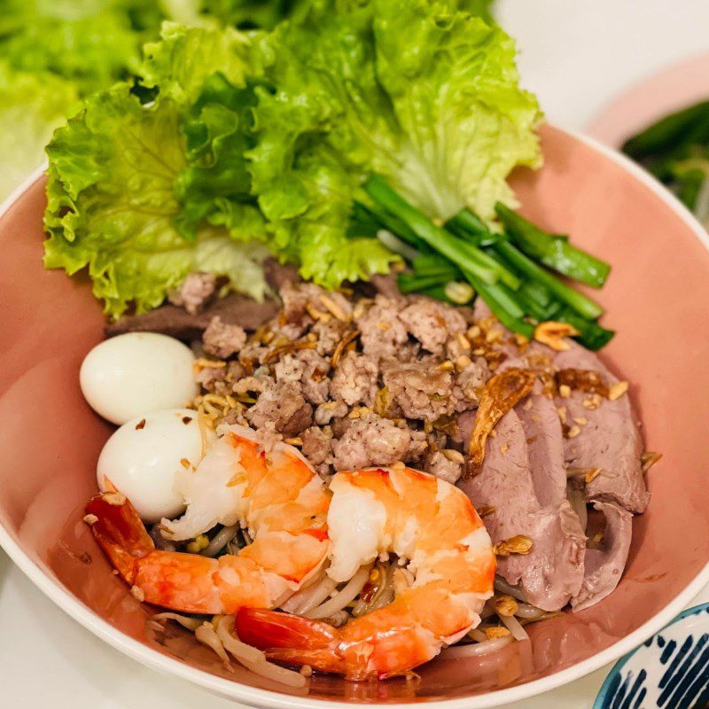 Step 8 Completing the dry rice vermicelli Dry rice vermicelli and noodles (recipe shared by user)