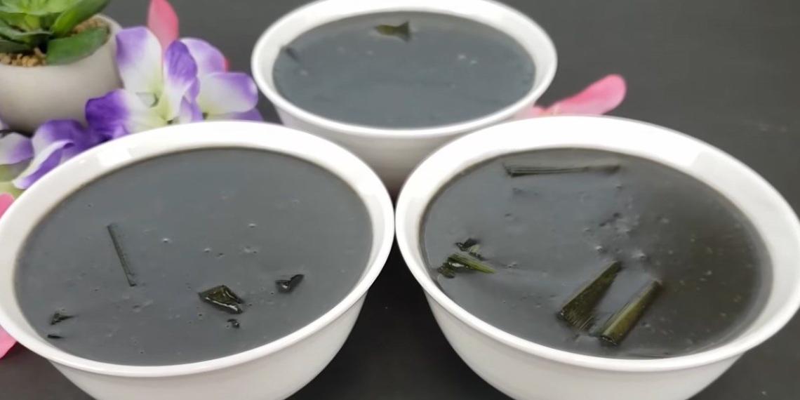 how to cook black sesame congee simple delicious chinese 13366