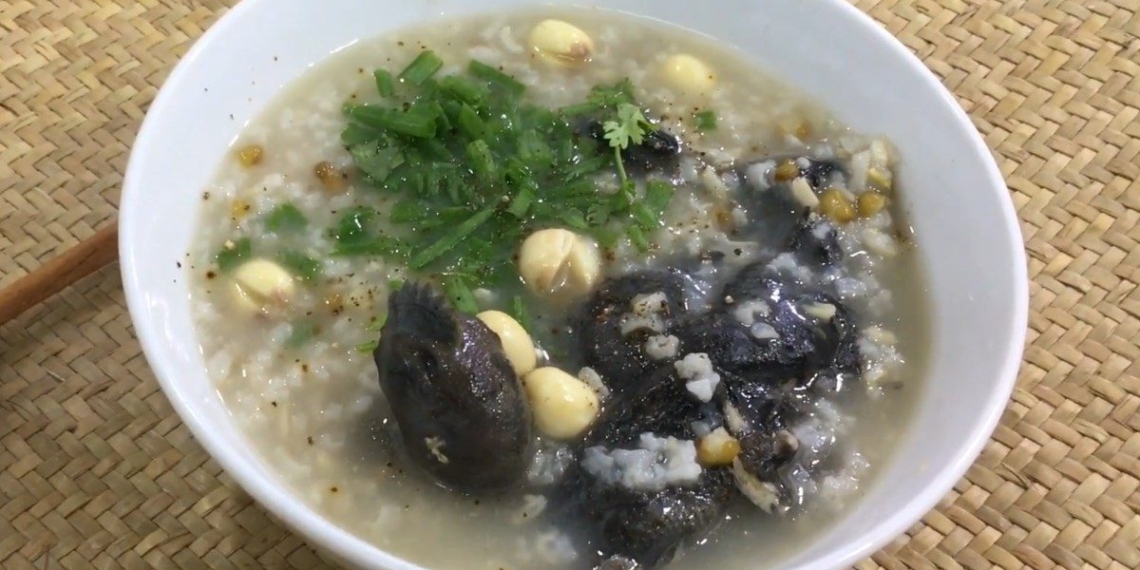 how to cook chicken congee with lotus seeds delicious nutritious for health 11910