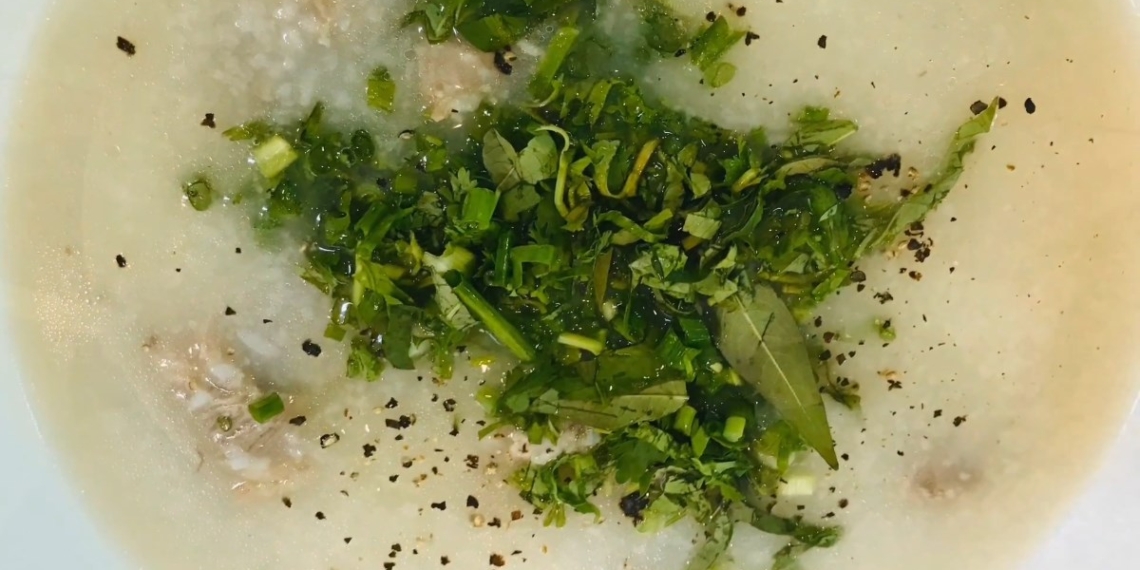 how to cook delicious pork congee for a tasty weekend 13969