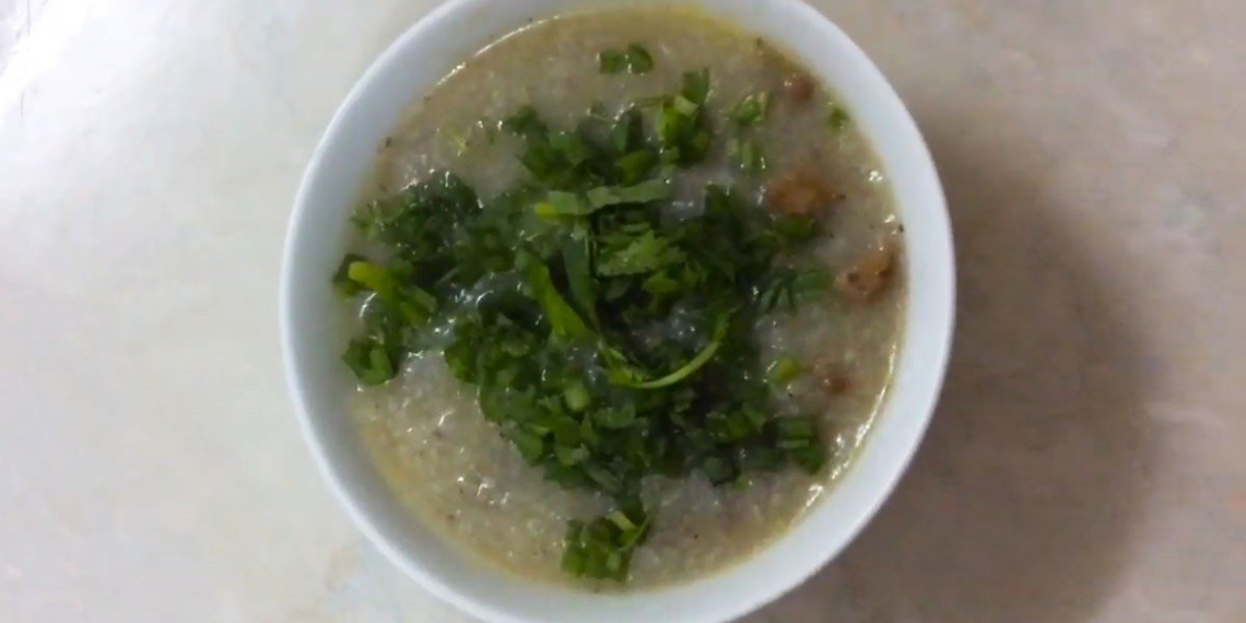 how to cook delicious simple chicken egg porridge at home for the family 13172
