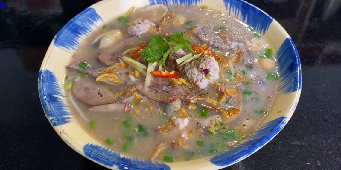 how to cook delicious simple pepper congee attractive flavor hoa 09549