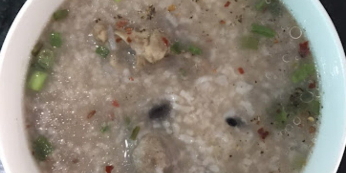 how to cook rice porridge with pork head soft fragrant fatty for a full day 12553