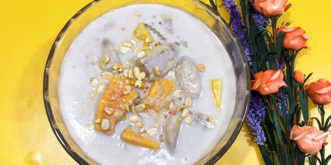 how to cook sweet potato banana che deo bui sweet aroma 09455