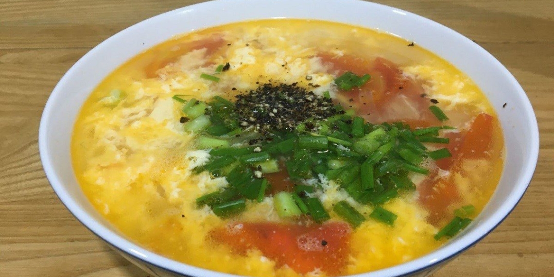 how to cook tomato egg fish soup delicious not fishy simple 10696