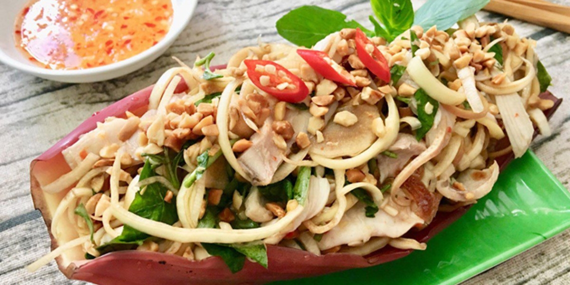 how to make chicken salad with fragrant banana simple delicious 02906