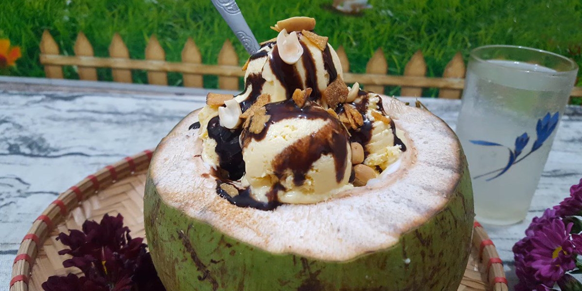 how to make coconut ice cream refreshing delicious very eye catching 12692