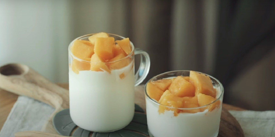 how to make delicious mango panacotta simple easy 03764