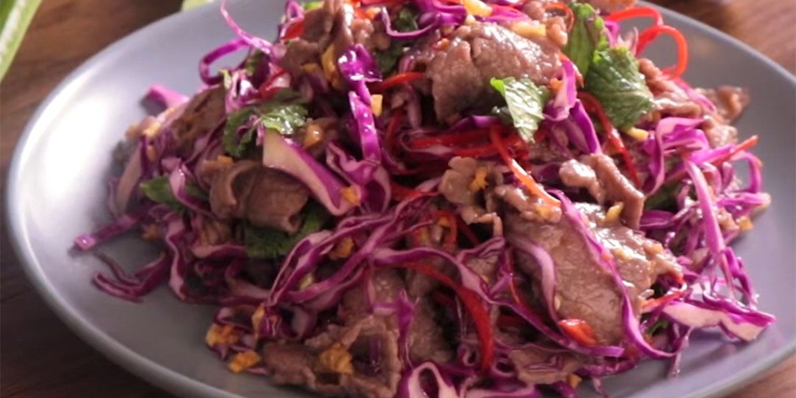 how to make delicious purple cabbage beef rolls easy to make with full ingredients 07395