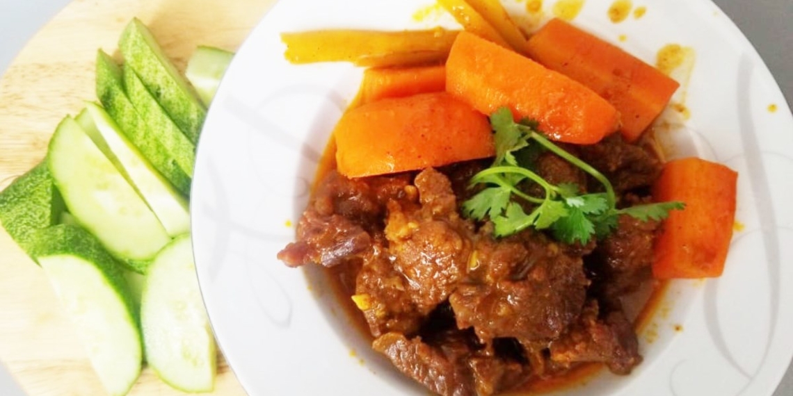 how to make dried beef with sweet carrots that everyone will love 09375