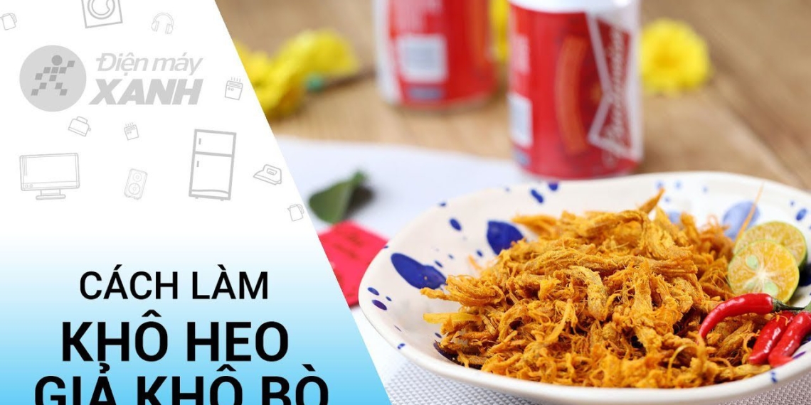 how to make dried pork for tet with non stick pan 00705