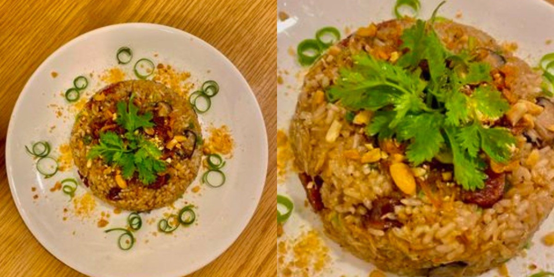 how to make dried salted sweet rice with dried salted fish for a delicious breakfast 18227