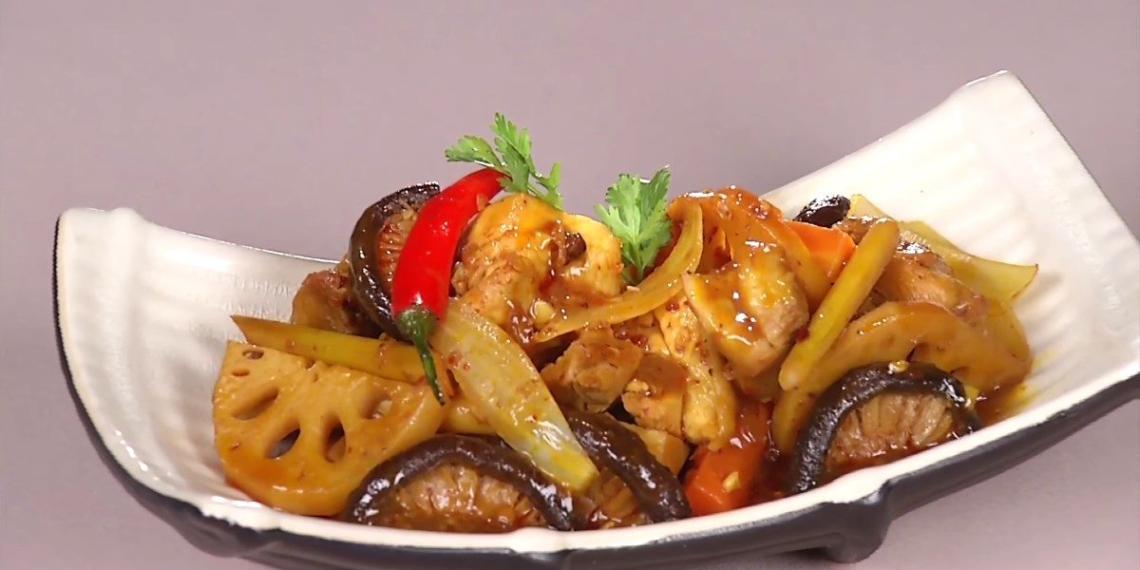how to make dry chicken with vegetables delicious nutritious full recipe 07252