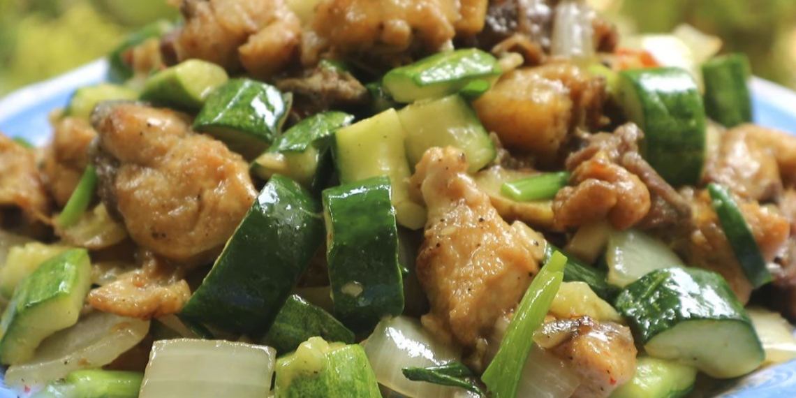 how to make easy and delicious sticky rice with chicken 03949