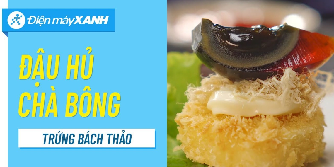 how to make fried soft tofu served with fried egg sauce bac thao 01299