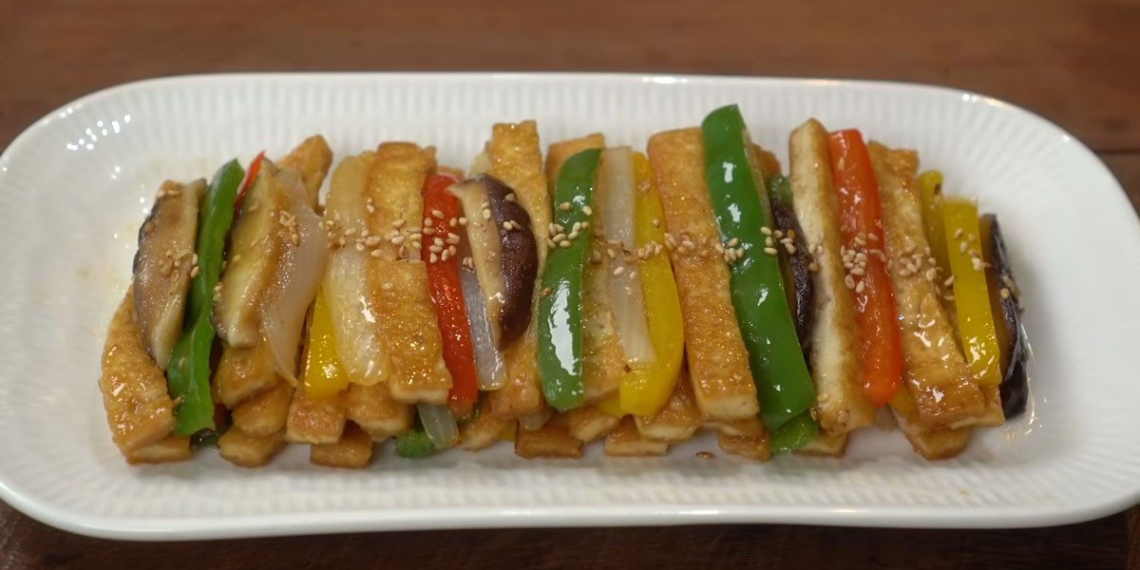 how to make fried tofu with vegetables simple and easy for the day 08468