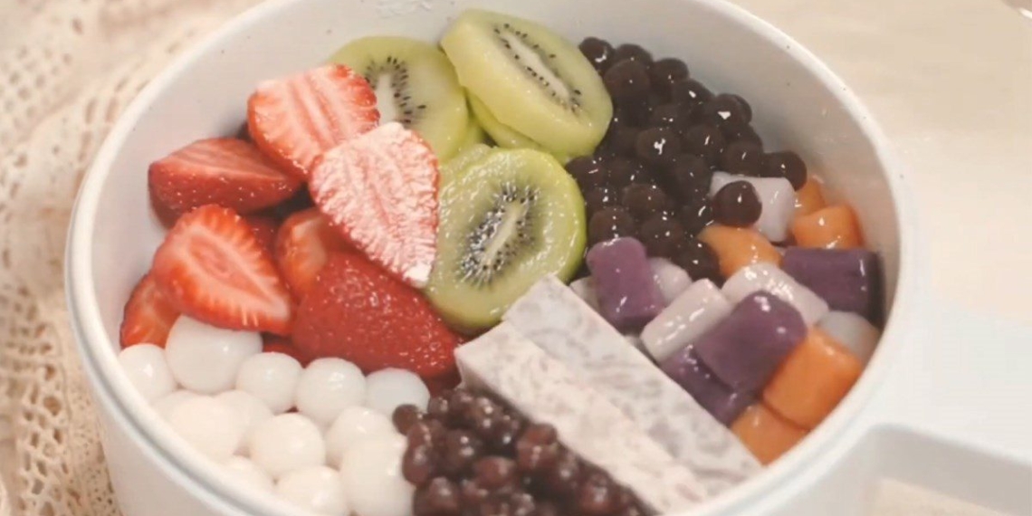 how to make full topping milk tea simple at home for party 13256