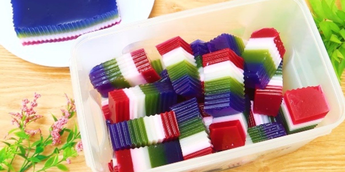 how to make jelly with many beautiful colors pleasant to the eye and delicious to eat 09719