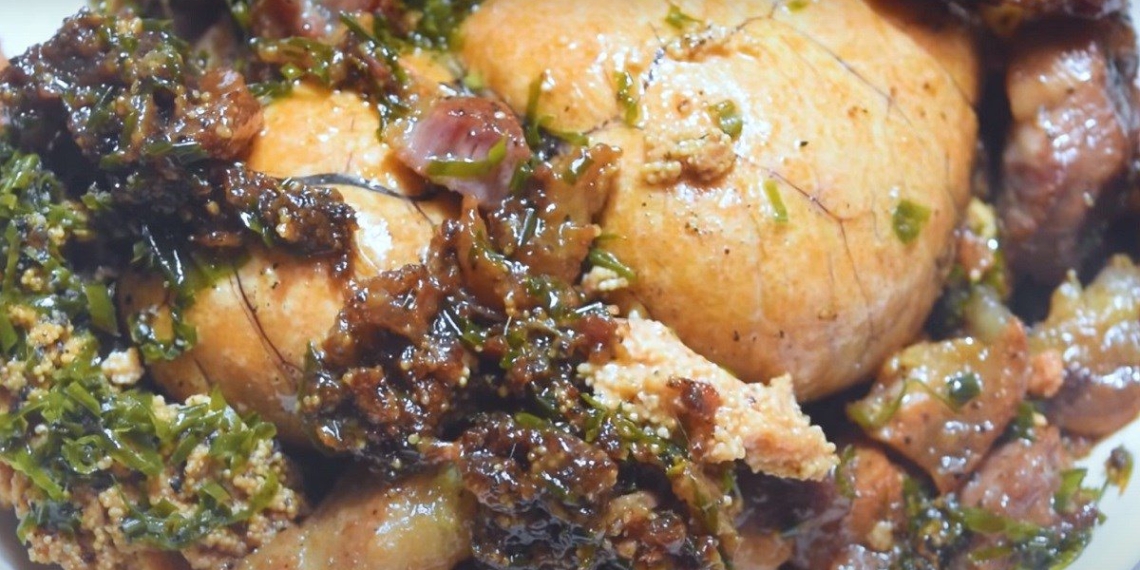how to make salted fish egg dish for homemade meal 06825