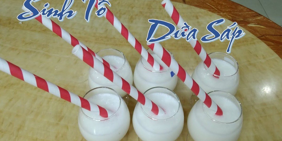 how to make simple coconut smoothie for cool hot days at home 07923