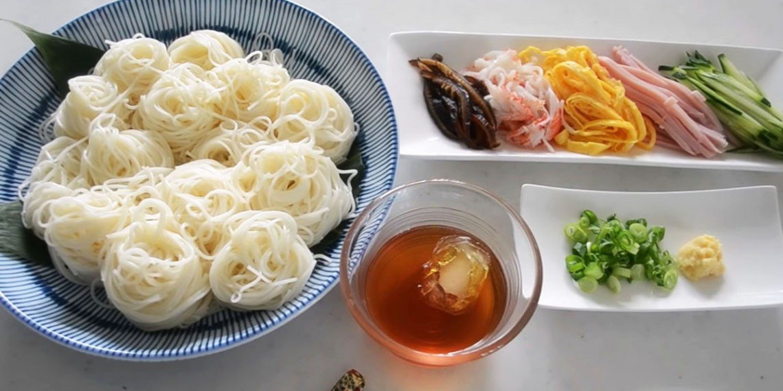 how to make somen noodles with vegetables delicious unique style 14905
