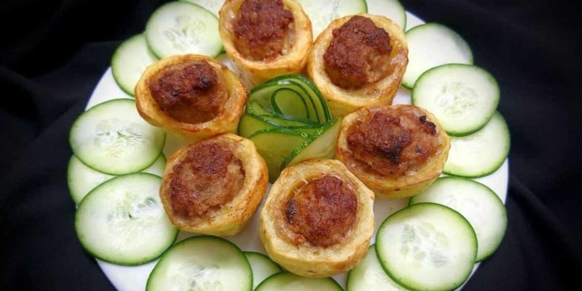 how to make stuffed potatoes with grilled meat in an air fryer 17180