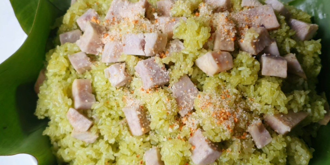 how to make sweet potato xoi durian deliciously fragrant 06898