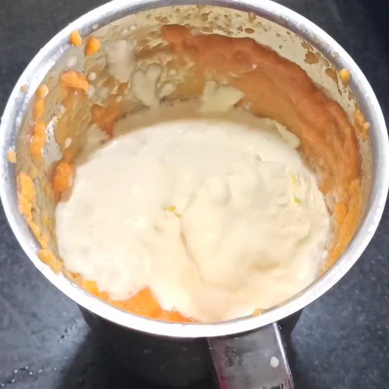 Step 2 Blend the papaya mixture with cream and sugar Papaya ice cream