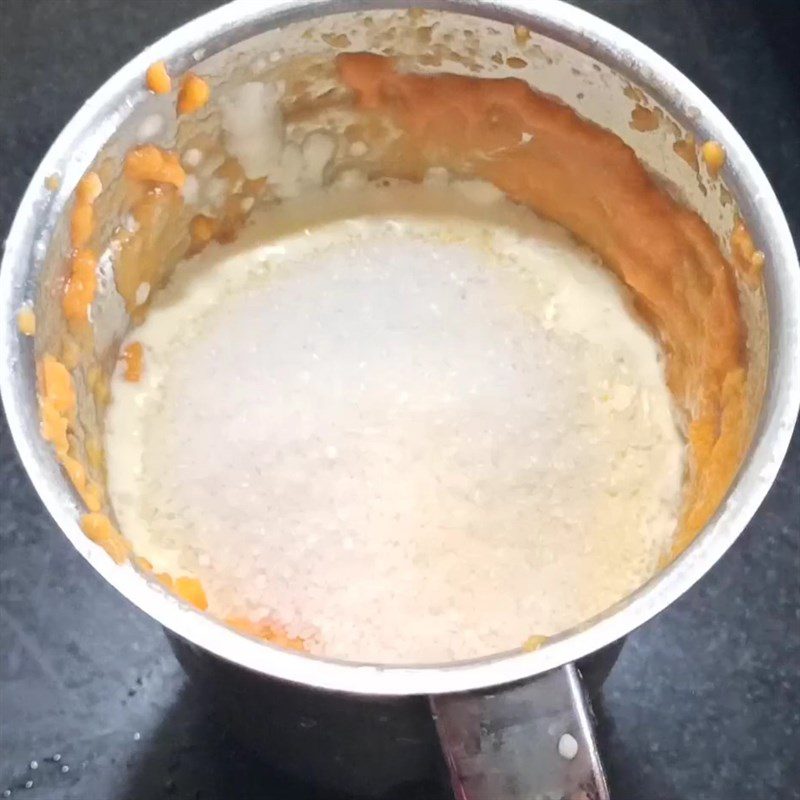 Step 2 Blend the papaya mixture with cream and sugar Papaya ice cream