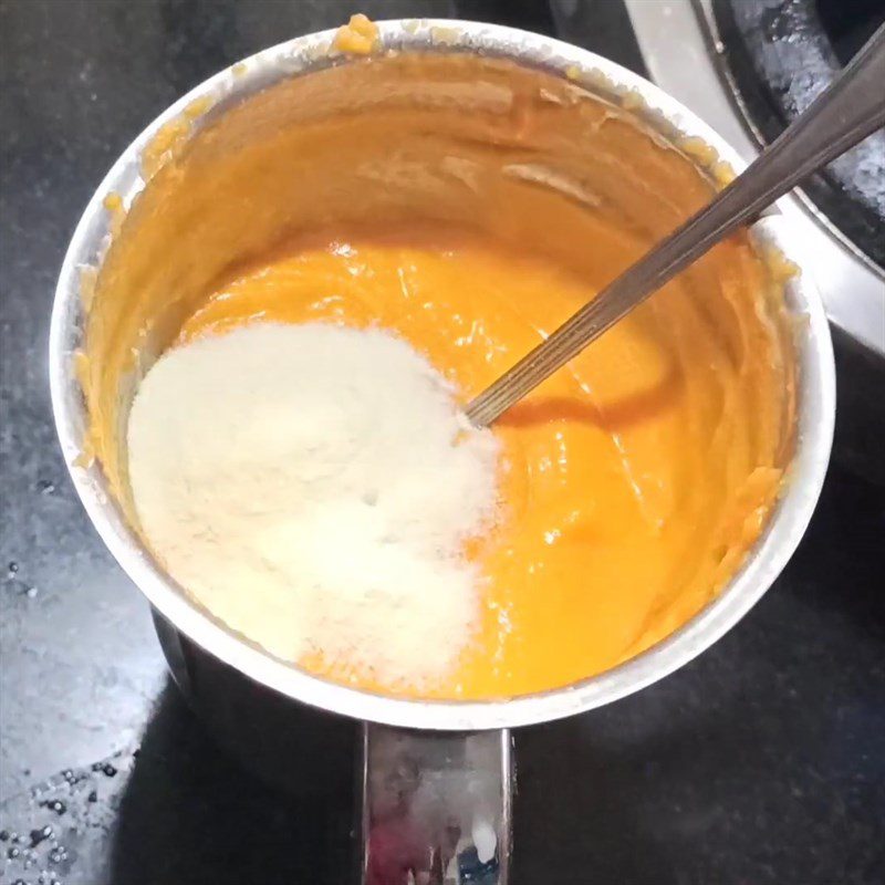 Step 2 Blend the papaya mixture with cream and sugar Papaya ice cream