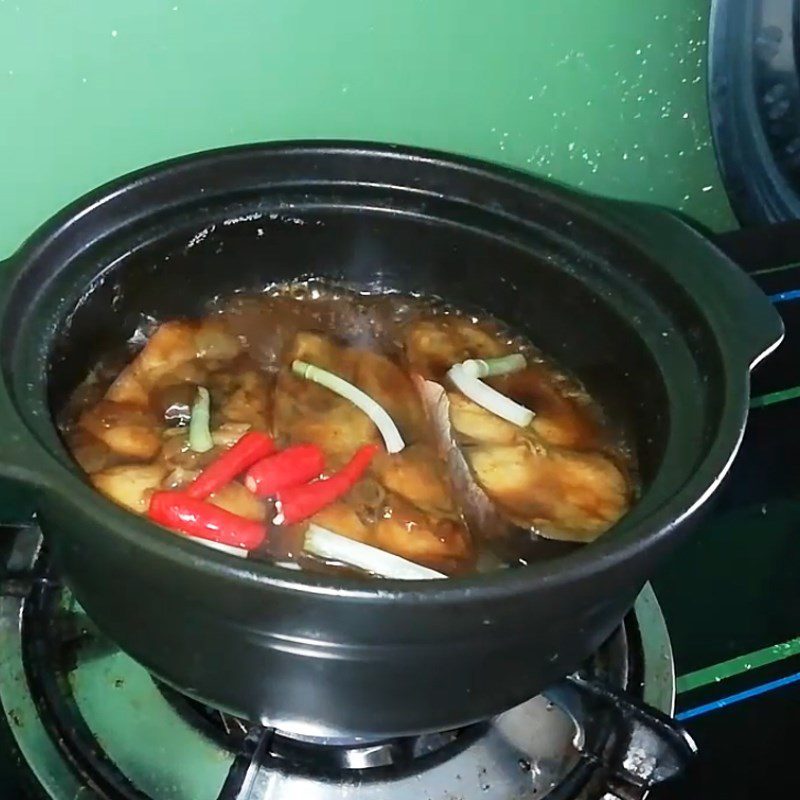 Step 3 Braised fish Basa fish braised with galangal