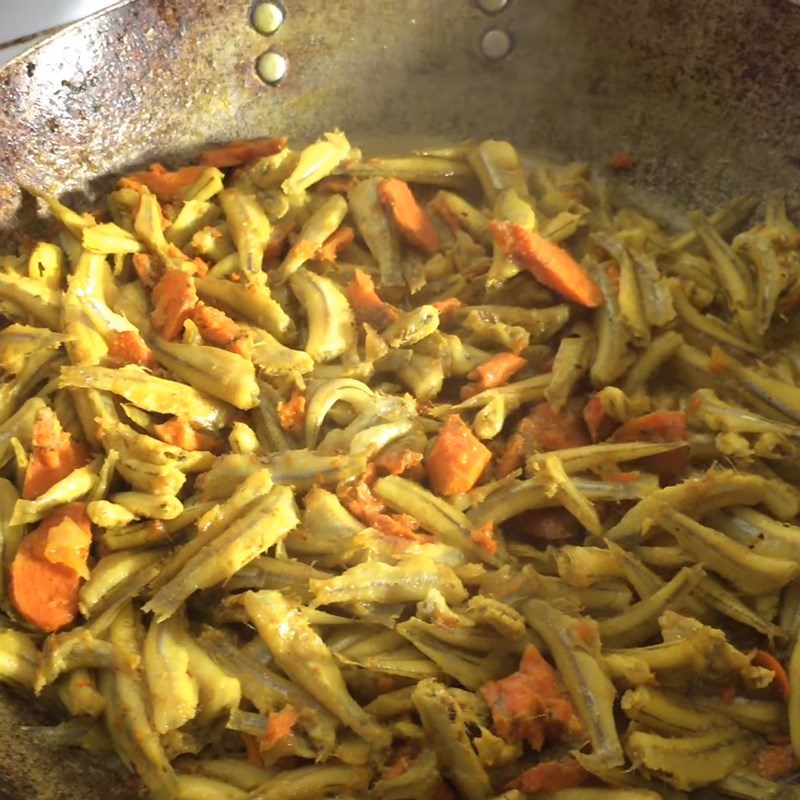 Step 3 Fish Stew Fresh turmeric and coconut water