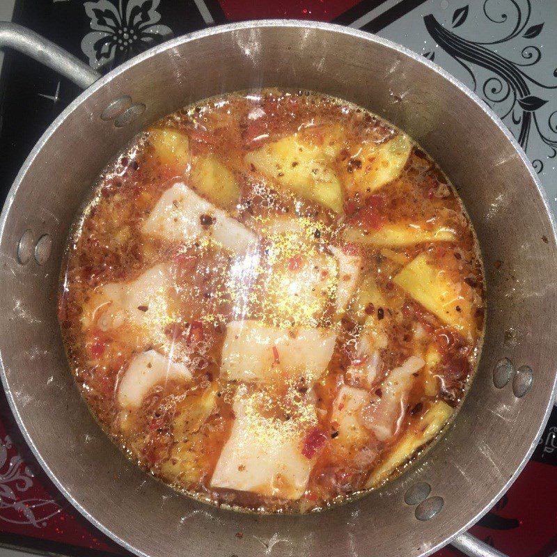 Step 3 Stewed tuna with pork belly Stewed tuna with pork belly