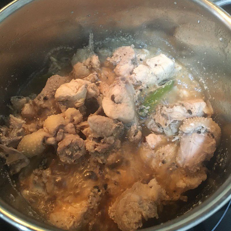 Step 2 Chicken Stew Pepper Chicken