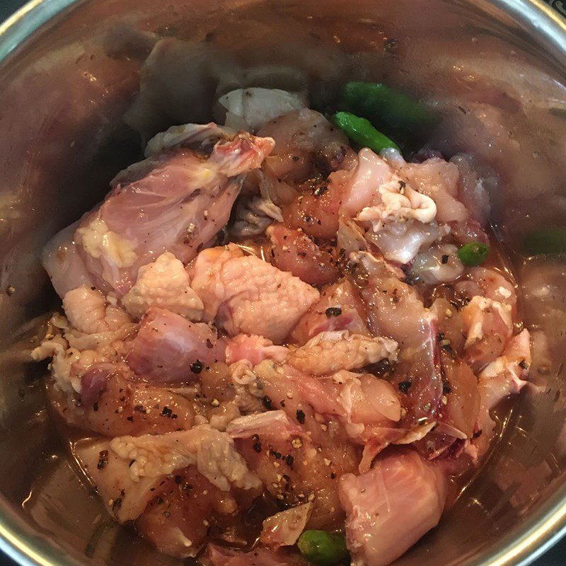 Step 2 Chicken Stew Pepper Chicken