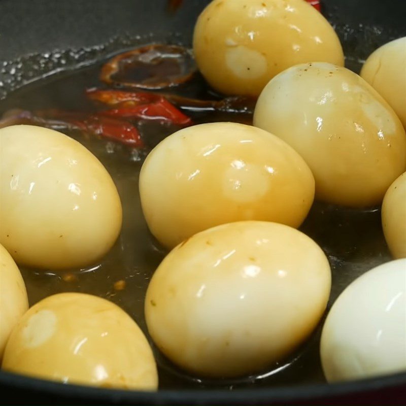 Step 3 Braised Eggs Braised Eggs in Soy Sauce