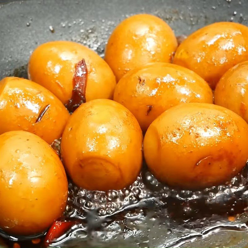 Step 3 Braised Eggs Braised Eggs in Soy Sauce
