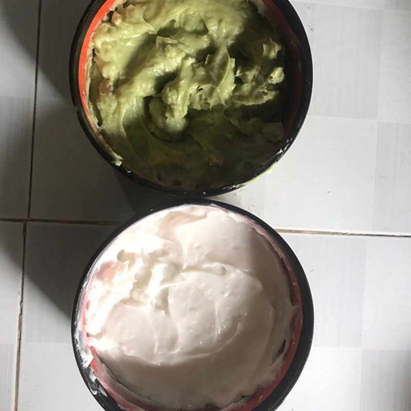 Step 2 Mixing the batter for Chè Bánh Lọt with Coconut Milk