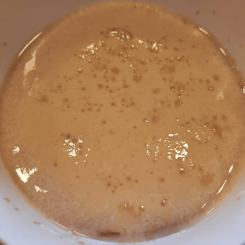 Step 1 Activate the yeast for the cake