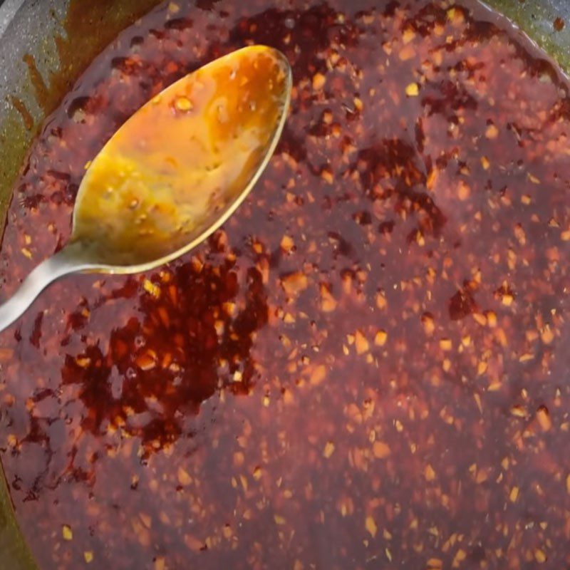 Step 1 Make the Sauce for Vegetarian Ribs