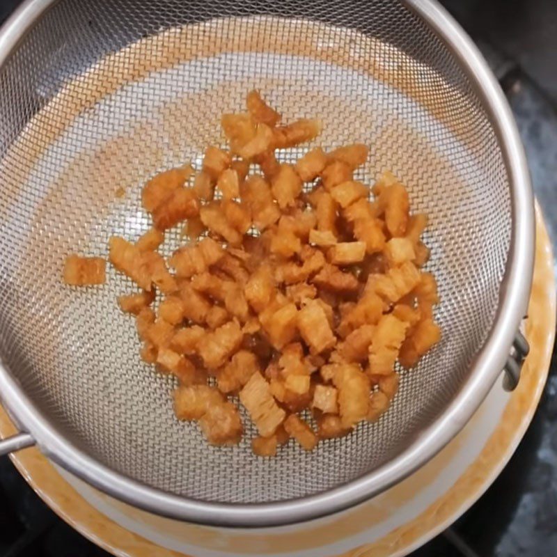 Step 1 Make fat topping Vegetarian fat topping