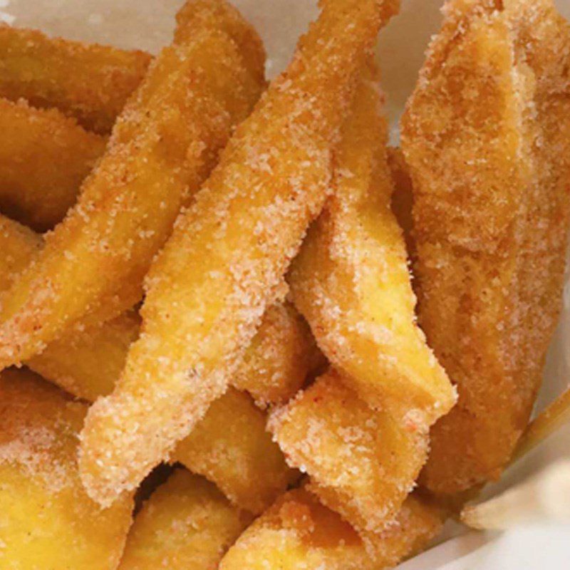 Step 4 Cheese powder and potatoes Cheese powder potatoes (recipe shared by user)