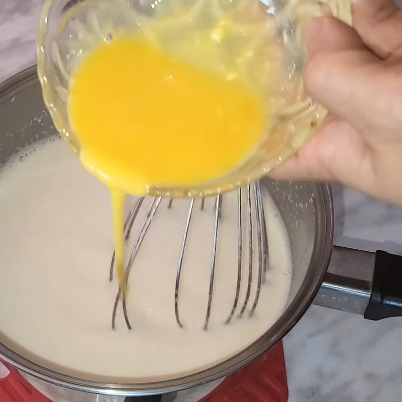 Step 2 Making Egg Flan Mango flan jelly