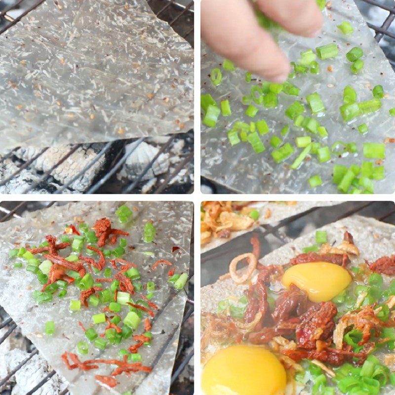 Step 3 Making Grilled Rice Paper Rolls Da Nang Rice Paper Rolls