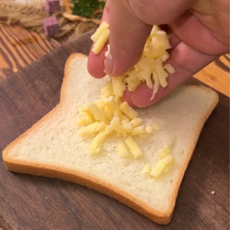 Step 2 Making the bread for milo bread (Recipe shared from Tiktok into the kitchen with TasteVN)
