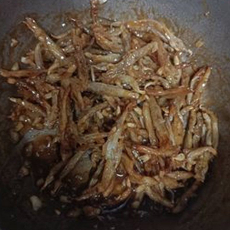 Step 3 Making Fried Vegetarian Anchovies with Pepper