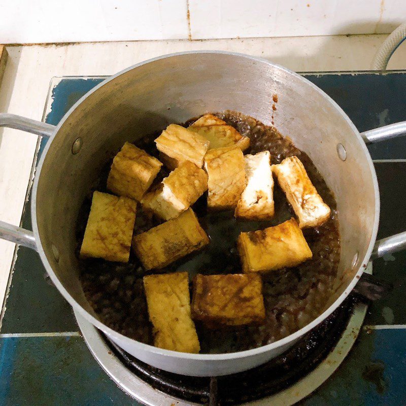 Step 2 Make Braised Tofu with Soy Sauce